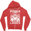 power to the cat ladies Zipper Hoodie