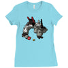 heeding the call of play time Ladies Fitted T-Shirt