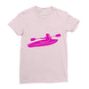 kayak chick Ladies Fitted T-Shirt
