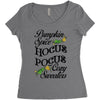 pumpkin spice hocus pocus and cozy sweaters Women's Triblend Scoop T-shirt