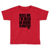 kiss me i'm irish or drunk or whatever t shirt st patricks day funny t Toddler T-shirt