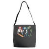 shaun of the dead Adjustable Strap Totes