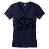 oh sh!t Women's V-Neck T-Shirt