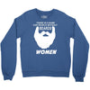 people without beard Crewneck Sweatshirt