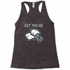 mickey mouse gangster get money Racerback Tank