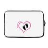 Custom baby girl name maternity design Laptop sleeve