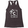 christmas periodic table of elements Racerback Tank