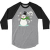 windy snowman 3/4 Sleeve Shirt