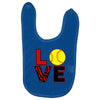 love softball Baby Bibs