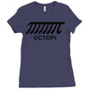 octopi Ladies Fitted T-Shirt