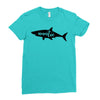 Auntie Shark Ladies Fitted T-Shirt