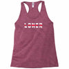 humorous loner Racerback Tank