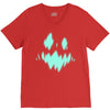 halloween face V-Neck Tee