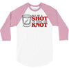buy me a shot i'm tying the knot cute 3/4 Sleeve Shirt