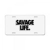 savege life License Plate