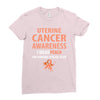 i wear peach for some special to me Ladies Fitted T-Shirt