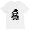steampunk panda V-Neck Tee