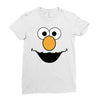 Cookie Monster Elmo Ladies Fitted T-Shirt