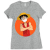monkey d. luffy Ladies Fitted T-Shirt