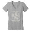 white lotus Women's V-Neck T-Shirt