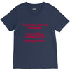 drink wine in ractangle V-Neck Tee