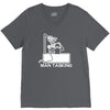 man tasking V-Neck Tee