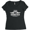 i have two titles aunt and godmother Women's Triblend Scoop T-shirt