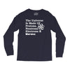 The Universe Is Made Of Protons Neutrons Electrons Morons Long Sleeve Shirts