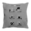 procatstination Throw Pillow