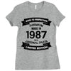 Premium Vintage  1987 Ladies Fitted T-Shirt