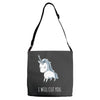 stabby the unicorn Adjustable Strap Totes