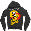 ninja panda Zipper Hoodie