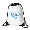 coming soon baby boy maternity design Drawstring Bags
