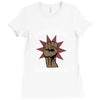 id rather be fighting the man Ladies Fitted T-Shirt