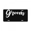 groom License Plate