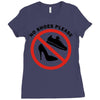 take off your shoes Ladies Fitted T-Shirt