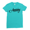 amazing 3 Ladies Fitted T-Shirt