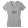 gaming mana low need milk Women's V-Neck T-Shirt