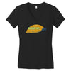 wake up san francisco Women's V-Neck T-Shirt