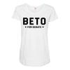 Beto For Senate With Stars Maternity Scoop Neck T-shirt