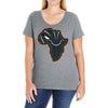 african black panther Ladies Curvy T-Shirt