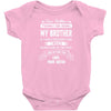 Dear Brother, Love, Your Sister Baby Onesie