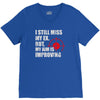 i still mis my ex but my aim is improving V-Neck Tee