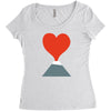 i lava you Women's Triblend Scoop T-shirt