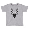 poly deer black Toddler T-shirt