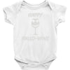 happy hallo wine Baby Onesie