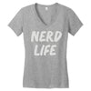 nerd life Women's V-Neck T-Shirt