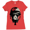 lion Ladies Fitted T-Shirt