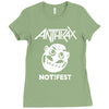 anthrax Ladies Fitted T-Shirt