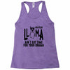 nurse lama Racerback Tank